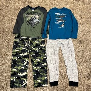 Boys pajamas 2 pair in this bundle. Size 10-12
